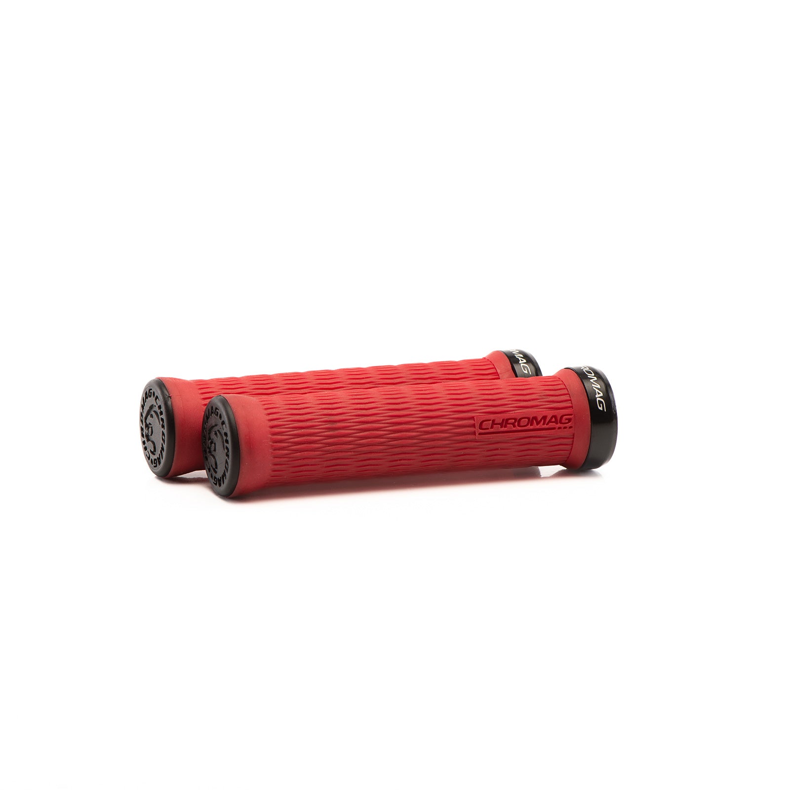 Red grips mtb sale