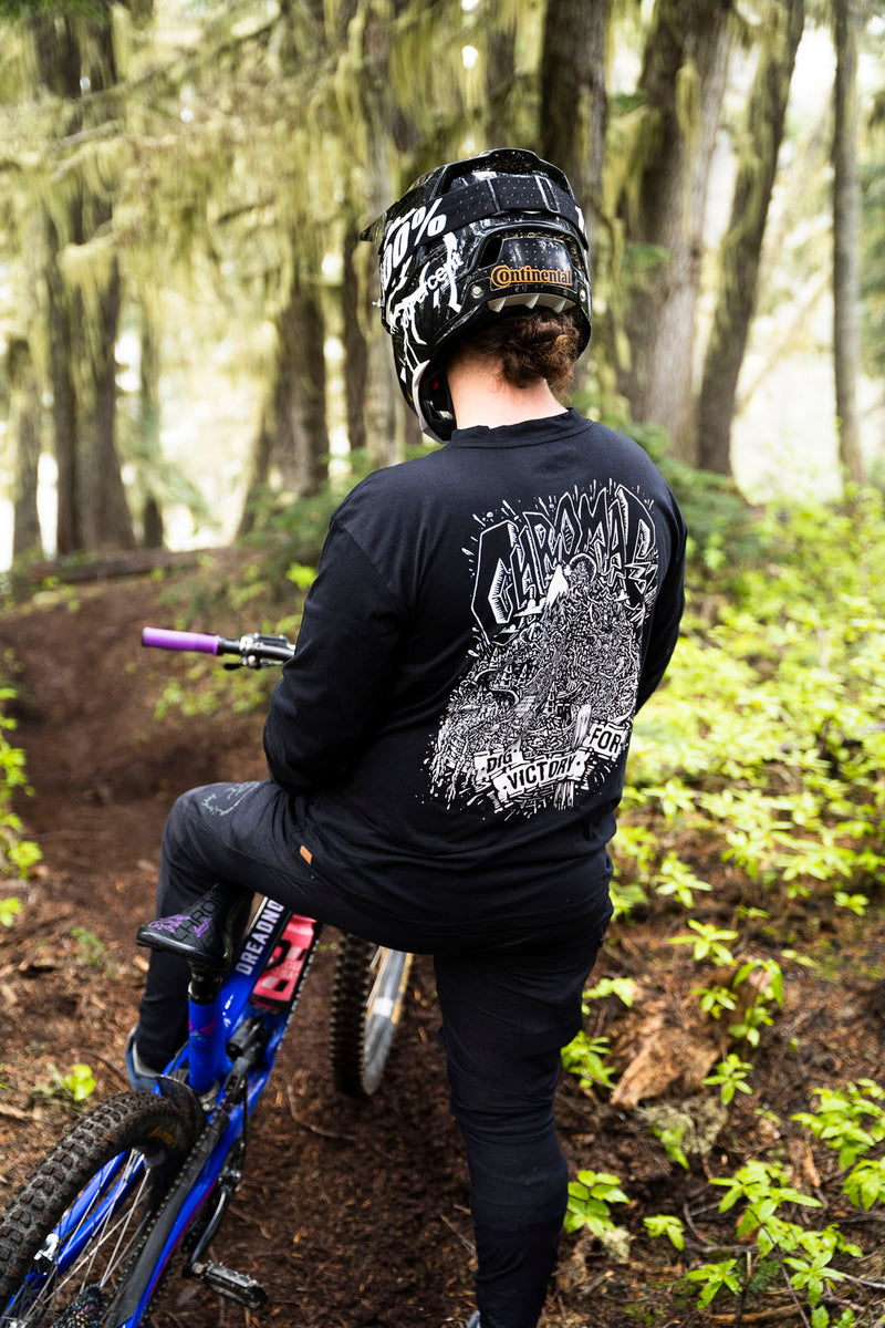 Dig for Victory Long Sleeve Tee Shirt Chromag Mountain Bikes MTB Clothing