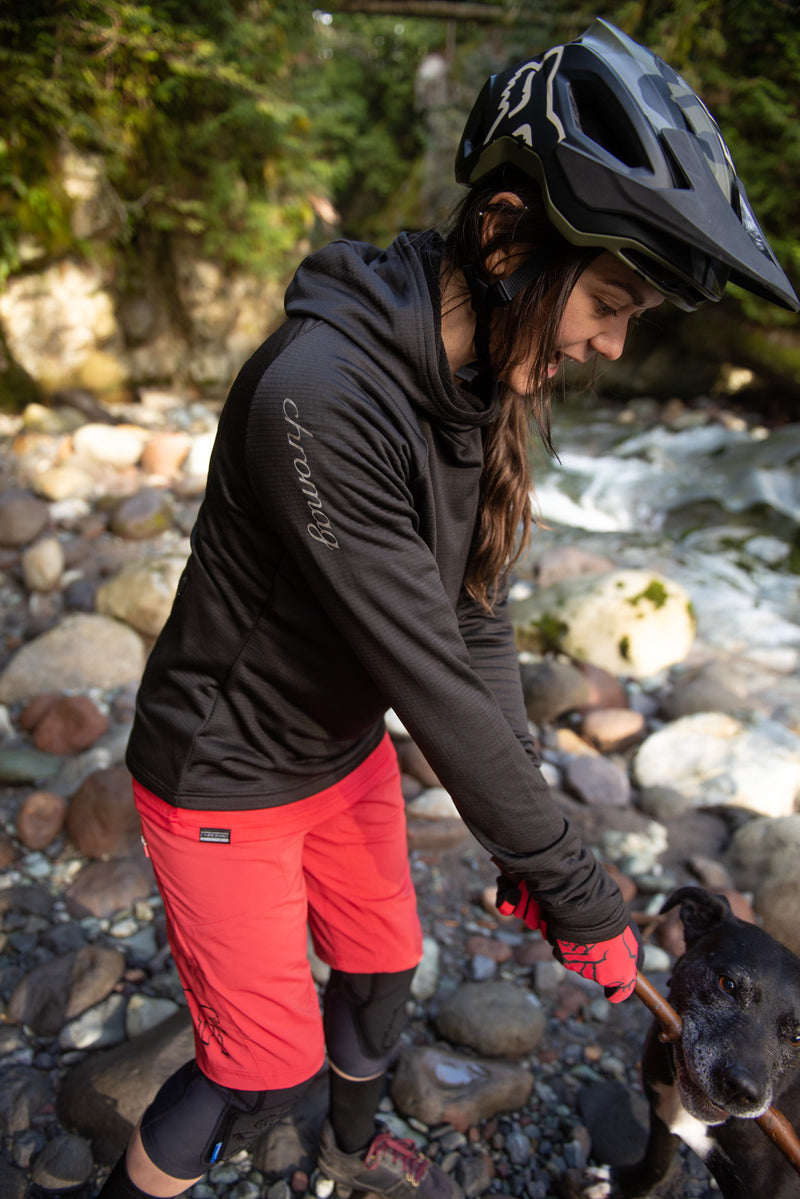 Destin Womens Insulating, Cold-weather Long Sleeve Mountain Bike Jersey Chromag Biking Clothes